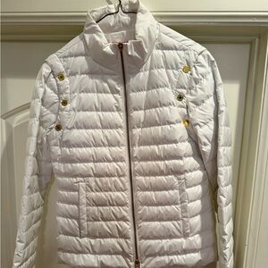 Lilly Pulitzer White Quilted Women's Jacket
